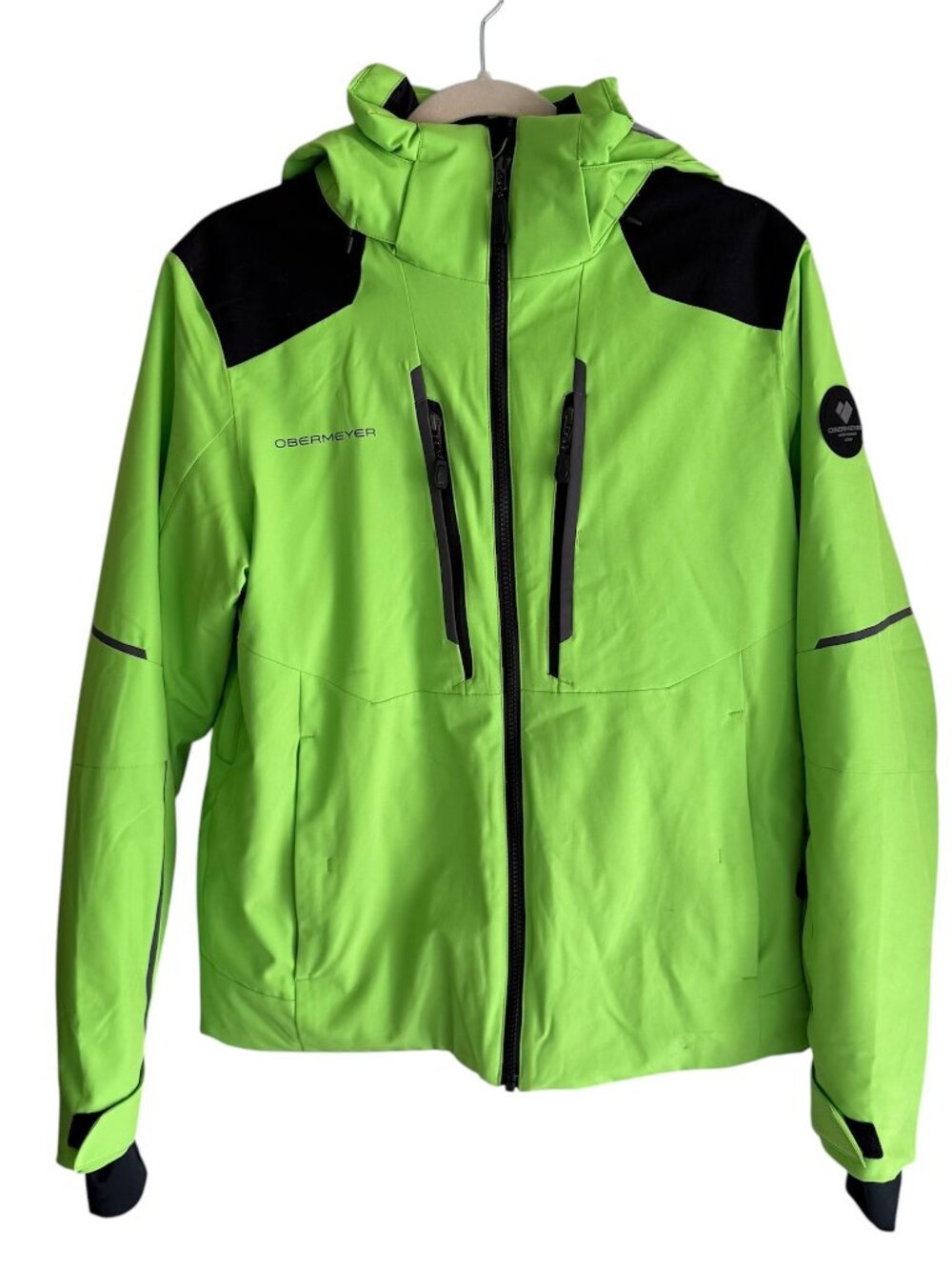 Obermeyer Men's XS Foundation Insulated HydroBlock Pro Jacket Neon Green